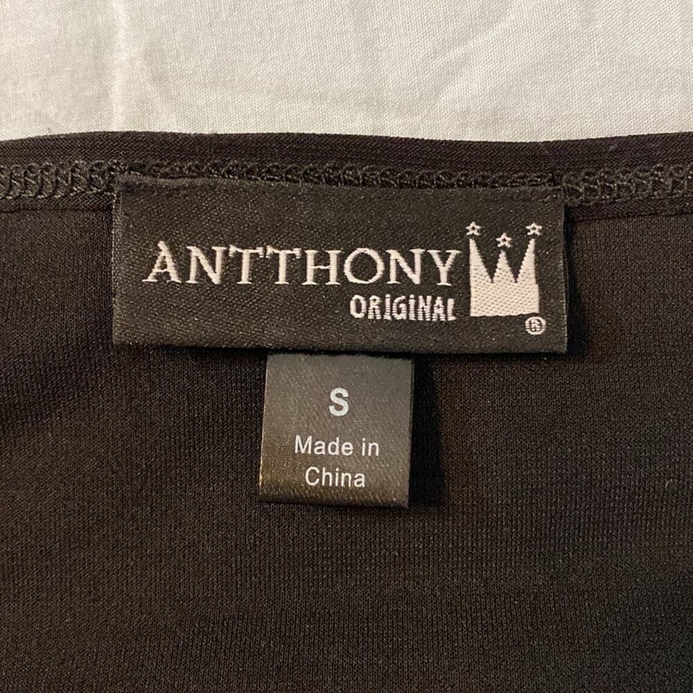 Antthony Original Black and White Jersey Embroidered Top and Cardigan Set Small - Picture 4 of 10